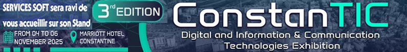 SERVICES SOFT sera parmi les exposants au Salon ConstanTIC 2025