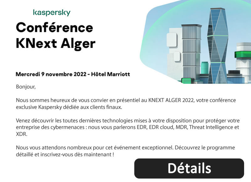 kaspersky knext alger 2022